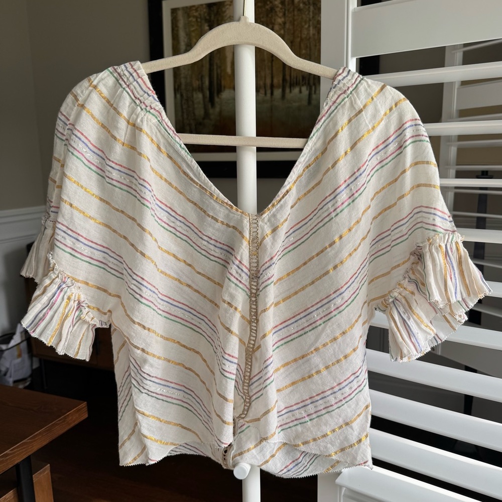 SAYLOR Multicolor Striped Top - Picture 4 of 9